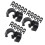120Pièces Colliers De Serrage En Noir Clip C Pour Câble 6
