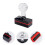 3Pcs Practical Chicken Egg Stamp Self Inking Multi Color Flat Stamp 7