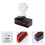 3Pcs Practical Chicken Egg Stamp Self Inking Multi Color Flat Stamp 8