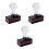 3Pcs Practical Chicken Egg Stamp Self Inking Multi Color Flat Stamp 9