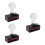 3Pcs Practical Chicken Egg Stamp Self Inking Multi Color Flat Stamp 10