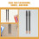 8Pièces Kit Grattage Plastique Double Pointe Pour Enfants 8