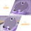 2Pièces Support D'étirement Pour Mollets Violet Réglable 7