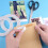 3Pcs White Double Faced Adhesive Tapes Strong Adhesion for Office Use 3
