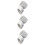 3Pcs White Double Faced Adhesive Tapes Strong Adhesion for Office Use 10
