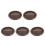 5Pcs Rustic Wooden Candle Holder Tray Storage Plate for Table Decor 3