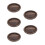 5Pcs Rustic Wooden Candle Holder Tray Storage Plate for Table Decor 7