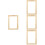 4Pcs Wooden Screen Printing Frames Chocolate Color Reusable DIY Tools 6