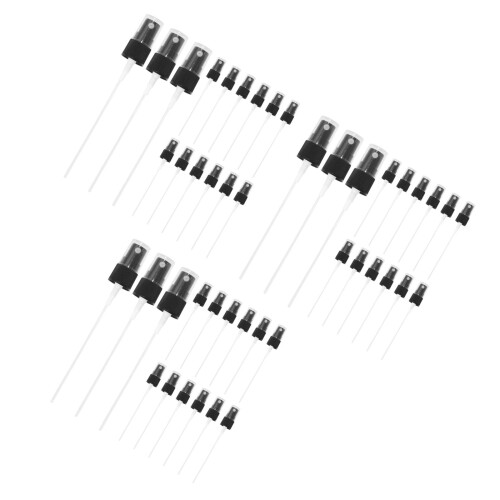 45Pcs Compact Black Replacement Spray Heads Mist Sprayer for Cosmetics 1