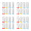 4Ensembles Clips Roller Chauffants Assortis U En Acier Pour Filles 9