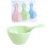 3Pcs Plastic Water Dipper Green Wide Handle for Kitchen Bath 9