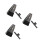 3Sets Black Mechanical Metronome for Drum Practice Durable ABS Case 11