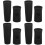 4Ensembles Microphone Silicone Noire Manche Pour Micro Sans Fil 6