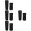 4Ensembles Microphone Silicone Noire Manche Pour Micro Sans Fil 8