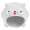 3Pcs White Ceramic Pet Hamster Hideout Safe Resting Nest 3