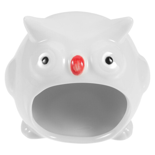 3Pcs White Ceramic Pet Hamster Hideout Safe Resting Nest 2