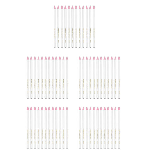 5Pcs Practical White Marker Crayons for Sewing Glass Marking 1