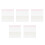 5Pcs Practical White Marker Crayons for Sewing Glass Marking 3
