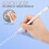5Pcs Practical White Marker Crayons for Sewing Glass Marking 8