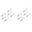 24Pièces Clips Professionnels Pour Aquarium Ventouse Transparent Ps 2