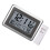 1Set Multi-Function Silver Alarm Clock ABS Indoor Thermometer Digital 11