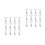 24Pièces Clips Professionnels Pour Aquarium Ventouse Transparent Ps 4