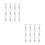 24Pièces Clips Professionnels Pour Aquarium Ventouse Transparent Ps 6