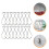 300Pcs Silver Steel Drop Ceiling Hooks Clips for Home Office Hanging 2