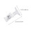 24Pièces Clips Professionnels Pour Aquarium Ventouse Transparent Ps 9
