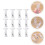 24Pièces Clips Professionnels Pour Aquarium Ventouse Transparent Ps 10