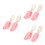 3Ensembles Bébé Silicone Rose Résistante Douce 4