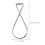300Pcs Silver Steel Drop Ceiling Hooks Clips for Home Office Hanging 9