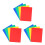 12Pcs Assorted Color Handmade Plastic Boards Kid Base for Clay Craft 6
