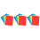 12Pcs Assorted Color Handmade Plastic Boards Kid Base for Clay Craft 9