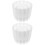 2Pcs Versatile White Silicone Pen Pot Mould DIY Decorative Vase Box 5