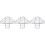 3Pcs Transparent Double Stroller Rain Cover Windproof Shield for Twins 4