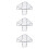 3Pcs Transparent Double Stroller Rain Cover Windproof Shield for Twins 7