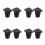 8Pièces Adaptateur USB Industrie Noir Transfert Rapide Étanche 9