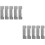 10Pcs Durable Silver Beekeeping Tool Anti-Escape Metal Beehive Sheet 6