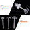 600 Pcs Silicone Earring Studs For Diy Ear Plug Making 11