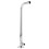 2Pcs Wall Shower Arm Replacement Silver Stainless Steel for Bathroom 2