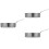 3Pcs Steamer Basket Insert Set Stainless Steel Foldable Handle Silver 7