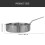 3Pcs Steamer Basket Insert Set Stainless Steel Foldable Handle Silver 11