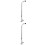 2Pcs Wall Shower Arm Replacement Silver Stainless Steel for Bathroom 6