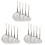 15Pcs Practical Silver Baking Sieve Kitchen Strainer for Fried Chicken 3
