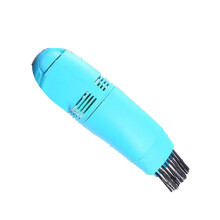 USB Powered Keyboard Vacuum Cleaner, Blue, 4x14x2cm Lightweight Dust Remover