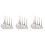 15Pcs Practical Silver Baking Sieve Kitchen Strainer for Fried Chicken 5