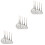 15Pcs Practical Silver Baking Sieve Kitchen Strainer for Fried Chicken 6