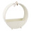 White Cedar Circular Rustic Wall Planter 11x30cm 1