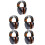 5Pièces Casques Anti-Bruit ABS Protection Auditive Colorés Ajustables 5